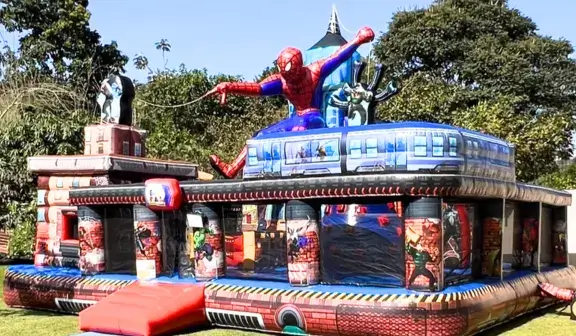 spider man inflavel para aluguel