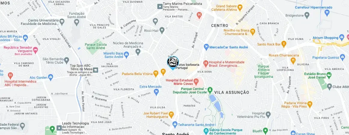 endereco brutus barbearia de santo andre