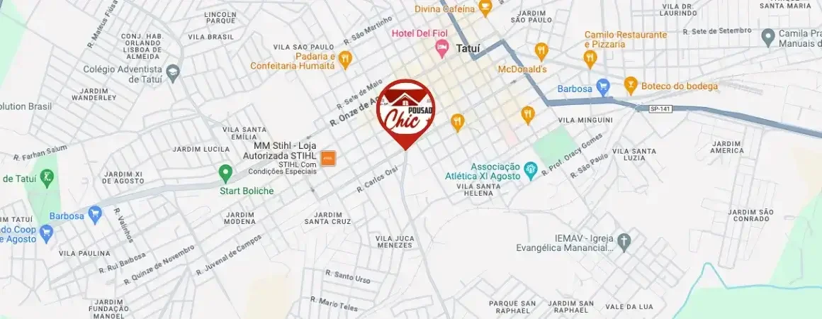 endereco de hotel tatui